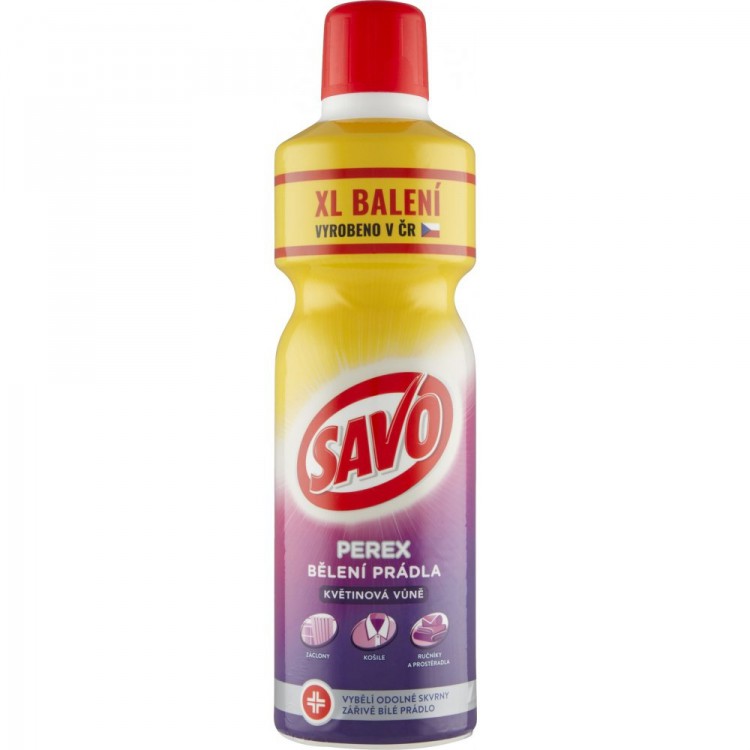 Savo Perex 1,2 l/na bělení prádla | Čistící, dezinf.prostř., dezodoranty - Dezi. přípravky Savo Perex 1,2 l/na bělení prádla | Čistící, dezinf.prostř., dezodoranty - Dezi. přípravky